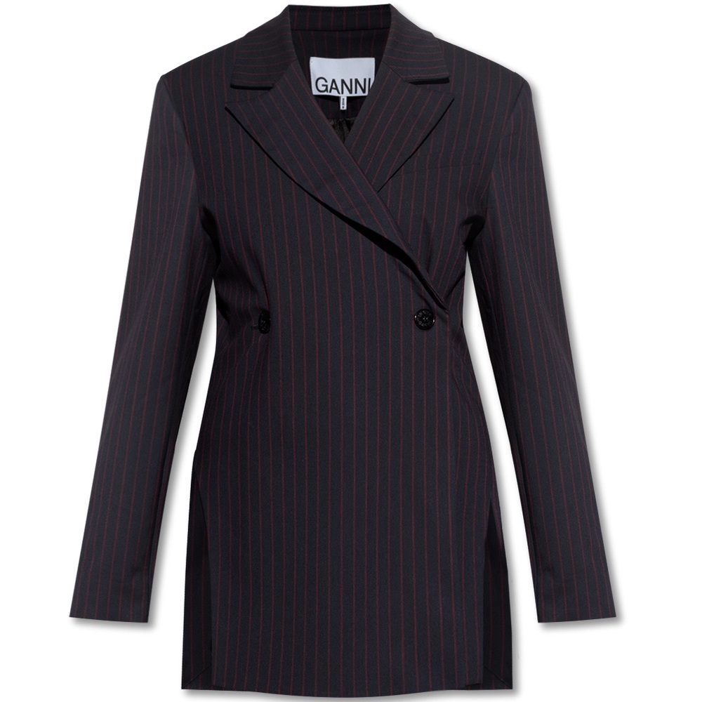 Ganni Double-Breasted Blazer